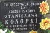 Grave of father Stanisaw Konopka, died 1887